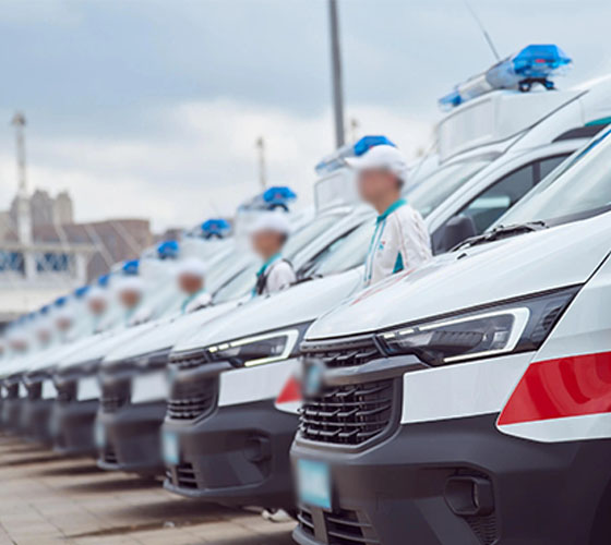 蒙山县服务车队展示